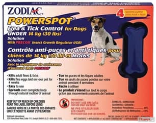 Thumbnail of the Zodiac Powerspot Flea & Tick Control Dog