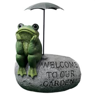 Thumbnail of the Frog With Welcome Statue