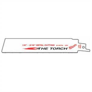 Thumbnail of the MILWAUKEE 6" 18 TPI THE TORCH SAWZALL BLADES