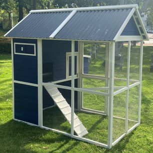 Thumbnail of the My Backyard Farm Walk In Hen House with PVC Roof