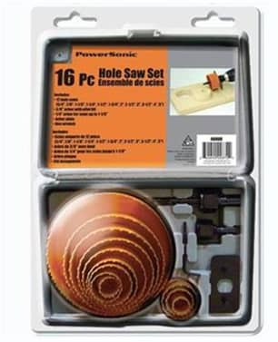 Thumbnail of the POWER SONIC 16 PIECE HOLE SAW SET