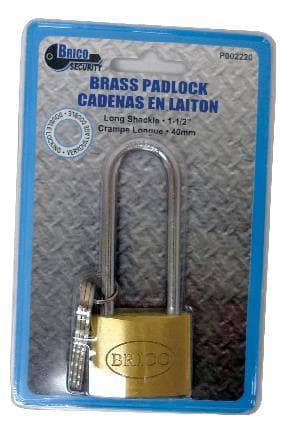 Thumbnail of the PADLOCK BRASS 1-1/2" LONG SHAC