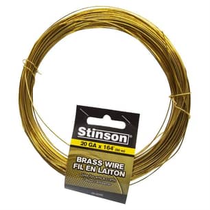 Thumbnail of the Stinton Brass tie wire 20G x 164' (50m)