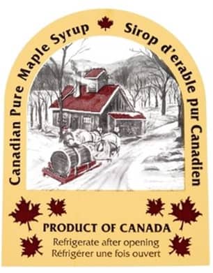 Thumbnail of the Maple Syrup Label for 250mL Jar