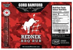 Thumbnail of the Gord Bamford® #RedNek BBQ Pork Rub Seasoning 275g