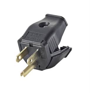 Thumbnail of the 2-Pole 3-Wire Grounding Plug 15A-125V in Black