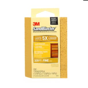 Thumbnail of the 3M™ SandBlaster™ EDGE DETAILING Sanding Sponge, 9566 ,320 grit, 4 1/2 in x 2 1/2 x 1 in, 1/pk