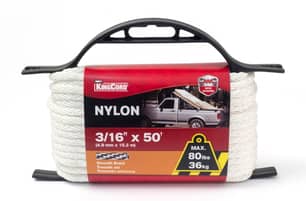 Thumbnail of the 3/16"x50' NYLON SOLID BRAID WHITE