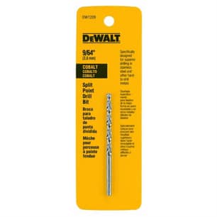 Thumbnail of the 9/64" DEWALT COBALT SPLIT POINT DRILL BIT