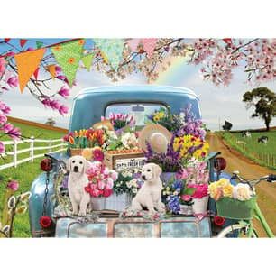 Thumbnail of the Cobble Hill Puzzle Country Truck in Spring 500 Piece