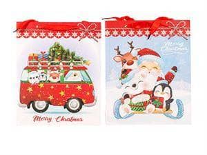 Thumbnail of the Christmas Jumbo Matte With Glitter Gift Bag