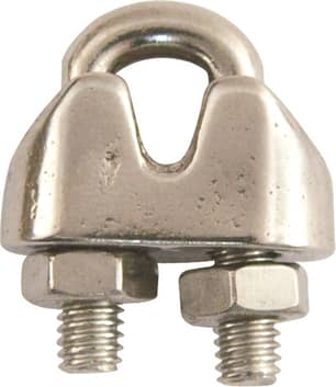 Thumbnail of the WIRE ROPE CLIP 1/4" PKG - STAINLESS STEEL