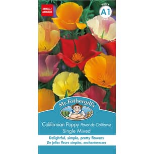 Thumbnail of the Mr. Fothergill's Californian Poppy Single Mixed Seeds