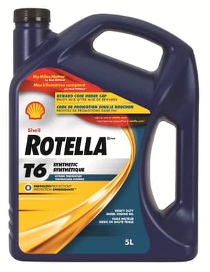 Thumbnail of the Shell Rotella T6 5W-40 Motor Oil, 5L
