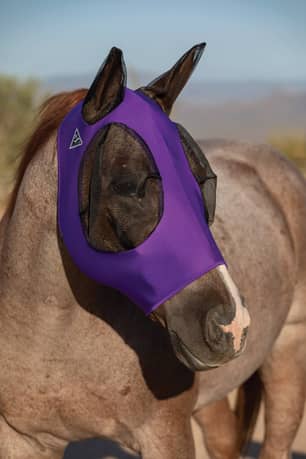 Thumbnail of the Professional's Choice Comfort Fit Lycra Fly Mask- Purple