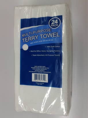 Thumbnail of the White Terry Towels, 24 pack