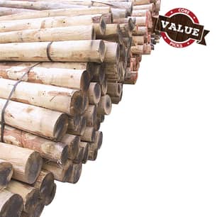 Thumbnail of the FLW® Wood Products, Peeled Cedar Fence Posts,  4" x 8'