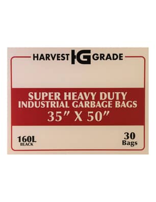 Thumbnail of the Harvest Grade Super Heavy Duty Garbage Bags 35"x50" 160L