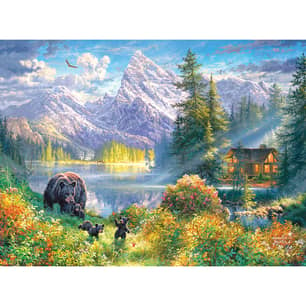 Thumbnail of the Mountain Morning 1000 Piece Puzzle