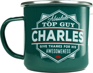 Thumbnail of the Top Guy® Charles Mug
