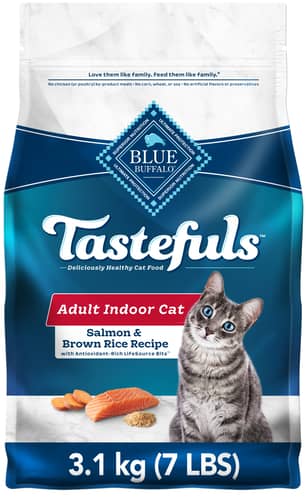 Thumbnail of the Blue Buffalo® Indoor Health, Salmon & Brown Rice Recipe Adult Cat Food - 3.1kg