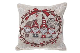 Thumbnail of the Tapestry Cushion Quadruple Gnomes 18X18