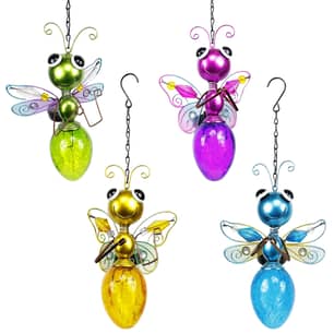 Thumbnail of the Solar Hanging Butterfly/Dragonfly LED Décor