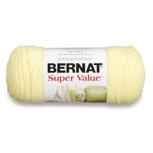 Thumbnail of the Yellow Super Value Yarn (4 - Medium) By Bernat