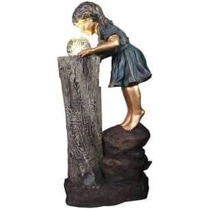 Thumbnail of the Angelo Decor Fountain Girl At Well Fountain 32"