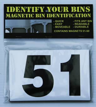 Thumbnail of the Northern Graphics Magnetic Bin Labels Number 51-60