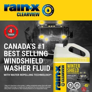 Thumbnail of the Rain-X® Clearview De-Icer Windshield Wash, -45°C, 3.78 L