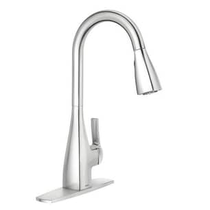 Thumbnail of the Moen Kiran Chrome One-Handle High Arc Pulldown Kitchen Faucet