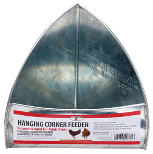 Thumbnail of the Farm Pro - Galvanized Hanging Corner Poultry Feeder
