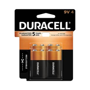 Thumbnail of the Duracell Coppertop POWER BOOST™ 9V batteries, 4 Pack