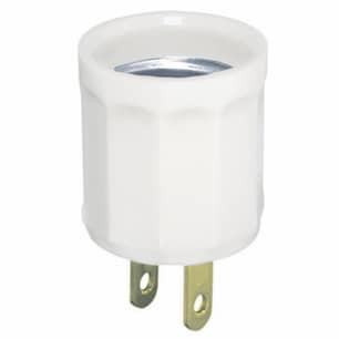Thumbnail of the Plug-In Socket Medium Base in White