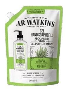 Thumbnail of the J.R. Watkins Aloe & Green Tea Liquid Hand Soap Refill 34oz