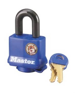 Thumbnail of the Covered Laminated Blue Padlock