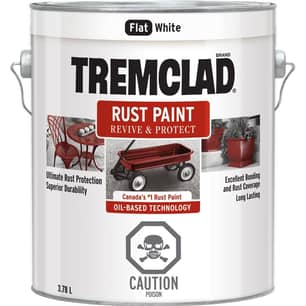 Thumbnail of the Tremclad Rust Paint Flat Black 3.78L Aerosol