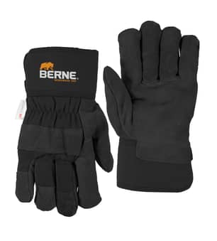 Thumbnail of the Berne Men's Utility Black Gloves - M