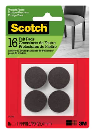 Thumbnail of the 3M Round Felt Pads Brown 1 in