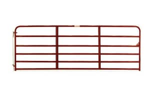 Thumbnail of the Tarter® American Series 6-Bar Gate, Red, 10'