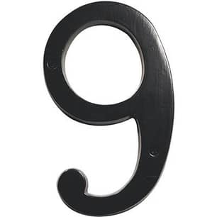 Thumbnail of the #9 CLASSIC 6 INCH HOUSE NUMBER MATTE BLACK