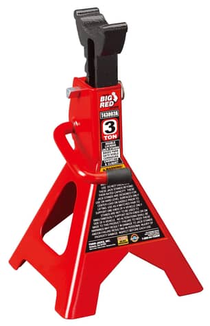 Thumbnail of the Big Red Steel Jack Stands: Double Locking, 3 Ton Capacity