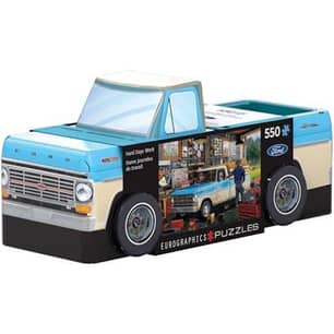 Thumbnail of the Ford Pick Up Truck Shaped Tin 550 Piece Puzzle