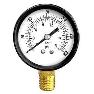 Thumbnail of the BD 2" PRESSURE GAUGE 1/4" NPT BOTTOM CONNECT