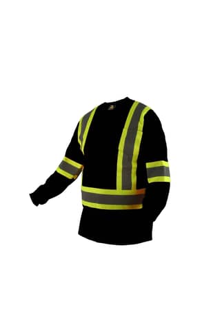 Thumbnail of the Oxgear® Men's Long Sleeve Crewneck Safety T-Shirts