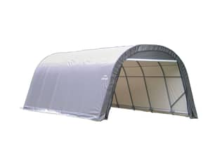Thumbnail of the ShelterCoat 12 x 20 ft. Wind and Snow Rated Garage Round Gray STD