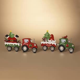 Thumbnail of the 13.5"L Wood Holiday Tractor