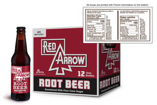 Thumbnail of the RED ARROW ROOT BEER 12PK 12OZ