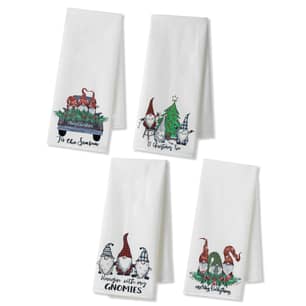Thumbnail of the 27"L Fabric Gnome Design Tea Towel